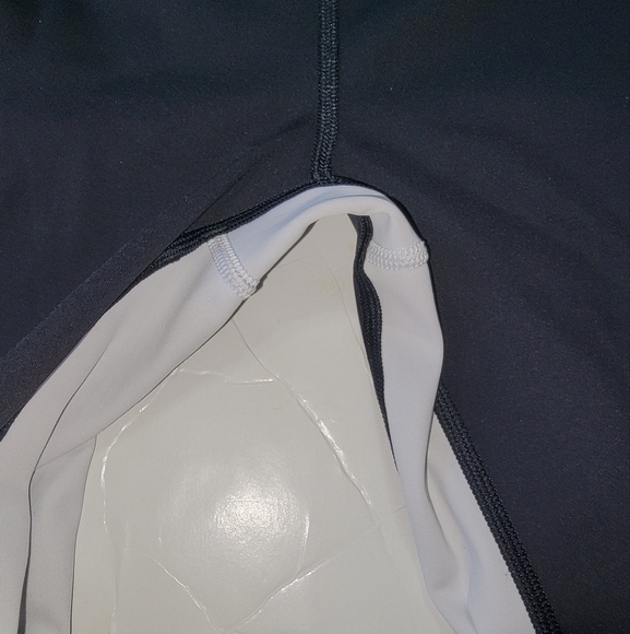 Athleta Hiit It Mesh Capri Leggings Size XS Black/White - Picture 8 of 10